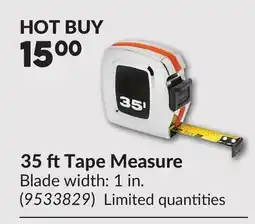 Princess Auto 35 ftTape Measure offer