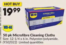 Princess Auto 50 pk Microfibre Cleaning Cloths offer