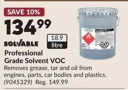 Princess Auto Professional Grade Solvent VOC offer