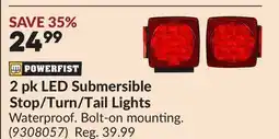 Princess Auto 2 pk LED Submersible Stop/Turn/Tail Lights offer