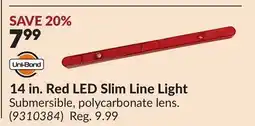 Princess Auto 14 in. Red LED Slim Line Light offer
