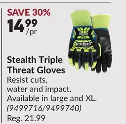 Princess Auto Stealth Triple Threat Gloves offer