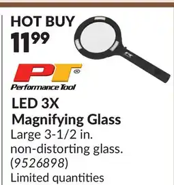 Princess Auto LED 3X Magnifying Glass offer