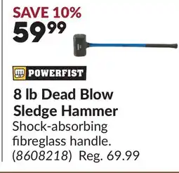 Princess Auto 8 lb Dead Blow Sledge Hammer offer