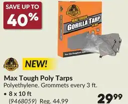 Princess Auto 8 x 10 ft Max Tough Poly Tarps offer