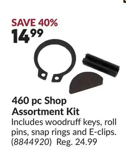 Princess Auto 460 pc Shop Assortment Kit offer