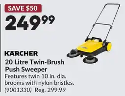 Princess Auto 20 Litre Twin-Brush Push Sweeper offer