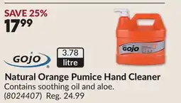 Princess Auto Natural Orange Pumice Hand Cleaner offer