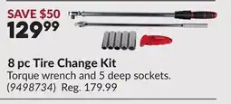 Princess Auto 8 pc Tire Change Kit offer