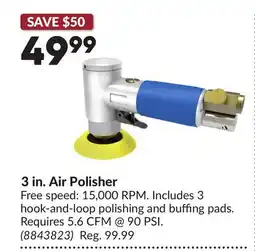 Princess Auto 3 in. Air Polisher offer