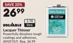 Princess Auto Lacquer Thinner offer