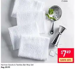 Kitchen Stuff Plus Harman Goods & Textiles Bar Mop Set offer