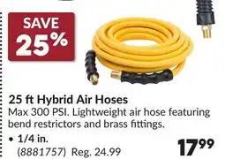Princess Auto 1/4 in. 25 ft Hybrid Air Hoses offer