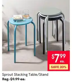 Kitchen Stuff Plus 2 PC. SET Sprout Stacking Table/Stand offer