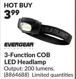 Princess Auto 3-Function COB LED Headlamp offer