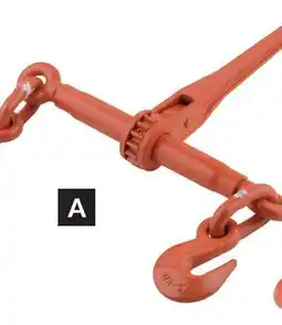 Princess Auto 3/8 to 1/2 in. Chain Ratcheting Load Binders offer