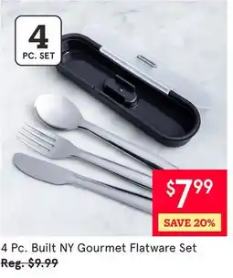 Kitchen Stuff Plus 4 Pc. Built NY Gourmet Flatware Set offer