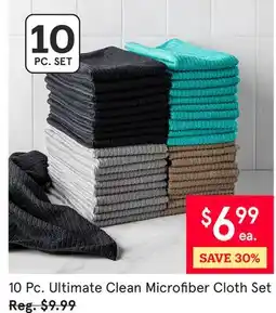 Kitchen Stuff Plus 10 Pc. Ultimate Clean Microfiber Cloth Set offer