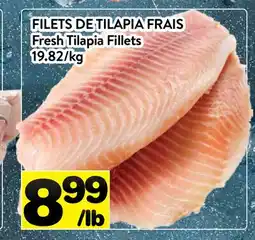Supermarché PA FILETS DE TILAPIA FRAIS | Fresh Tilapia Fillets offer