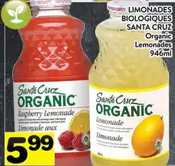 Supermarché PA LIMONADES BIOLOGIQUES SANTA CRUZ | Organic Lemonades offer
