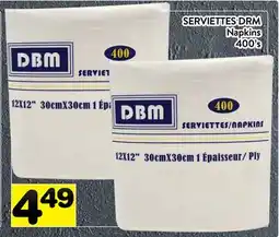 Supermarché PA SERVIETTES DRM | Napkins offer