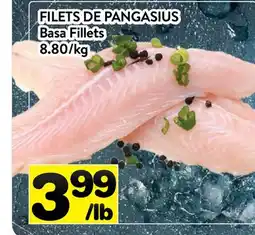 Supermarché PA FILETS DE PANGASIUS | Basa Fillets offer