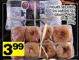 Supermarché PA FIGUES SÉCHÉES DU JARDIN DU GRAND-PÈRE | Dried Figs offer