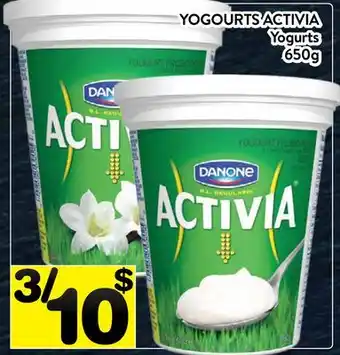 Supermarché PA YOGOURTS ACTIVIA | Yogurts offer