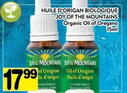 Supermarché PA HUILE D'ORIGAN BIOLOGIQUE | JOY OF THE MOUNTAINS Organic Oil of Oregano offer