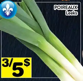 Supermarché PA POIREAUX | Leeks offer