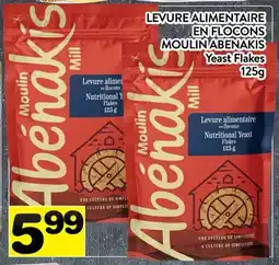 Supermarché PA LEVURE ALIMENTAIRE EN FLOCONS MOULIN ABENAKIS | Yeast Flakes offer