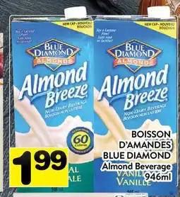 Supermarché PA BOISSON D'AMANDES | BLUE DIAMOND Almond Beverage offer