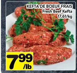 Supermarché PA KEFTA DE BOEUF FRAIS | Fresh Beef Kefta offer