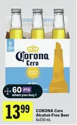 IGA Corona cero alcohol-free beer offer