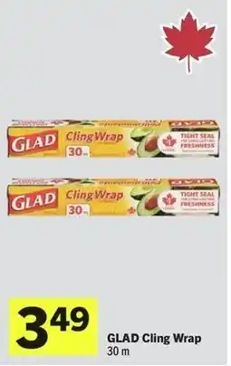 IGA Glad cling wrap offer