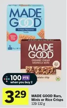 IGA Made good bars, minis or rice crisps offer