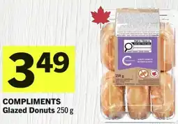IGA Compliments glazed donuts offer