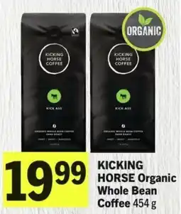 IGA Kicking horse organic whole bean coffee offer