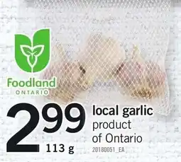 Loblaws Local garlic offer
