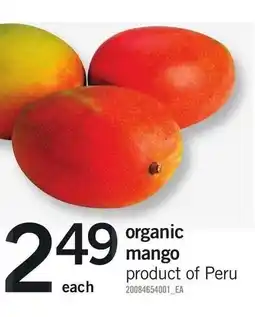 Loblaws Organic mango offer