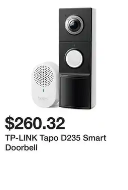 Newegg TP-LINK Tapo D235 Smart Doorbell offer