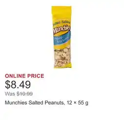 Costco Munchies Salted Peanuts, 12 × offer