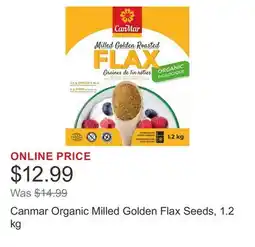 Costco Canmar Organic Milled Golden Flax Seeds offer