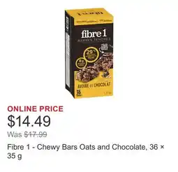 Costco Fibre 1 - Chewy Bars Oats and Chocolate, 36 × offer
