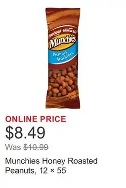 Costco Munchies Honey Roasted Peanuts, 12 × 55 offer