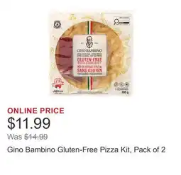 Costco Gino Bambino Gluten-Free Pizza Kit, Pack of 2 offer