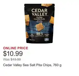 Costco Cedar Valley Sea Salt Pita Chips offer