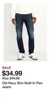 Old Navy Old Navy Slim Built-In Flex Jeans offer