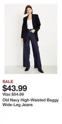 Old Navy Old Navy High-Waisted Baggy Wide-Leg Jeans offer