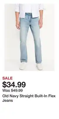 Old Navy Old Navy Straight Built-In Flex Jeans offer